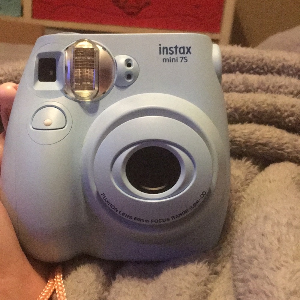 Instax camera with batteries